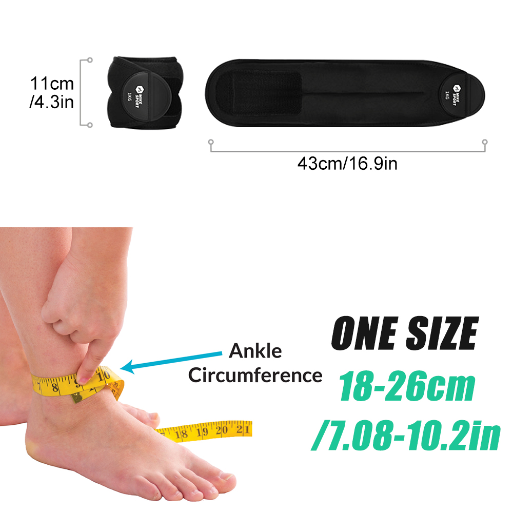 زوج واحد من أوزان المعصم والكا - مراجعة Ankle Mobility Band وسعره